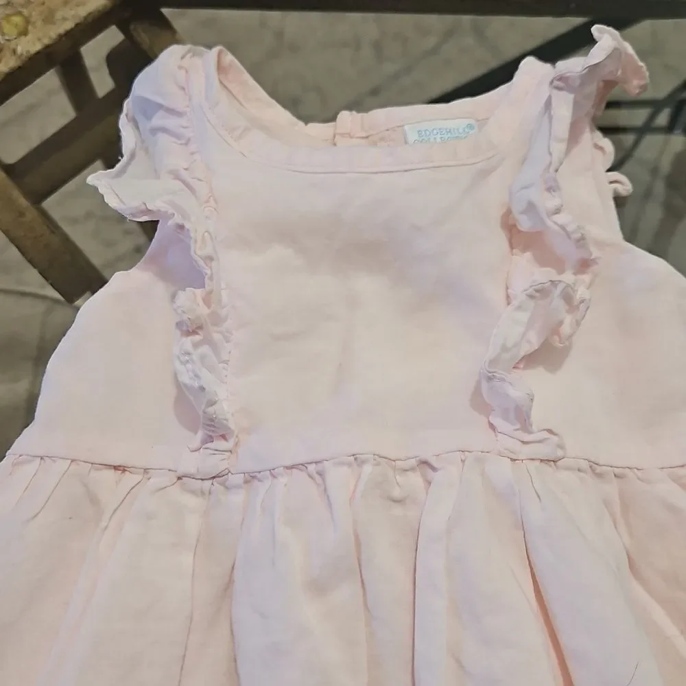 Edgehill Pink Ruffle Girls Dress Size 3 Months